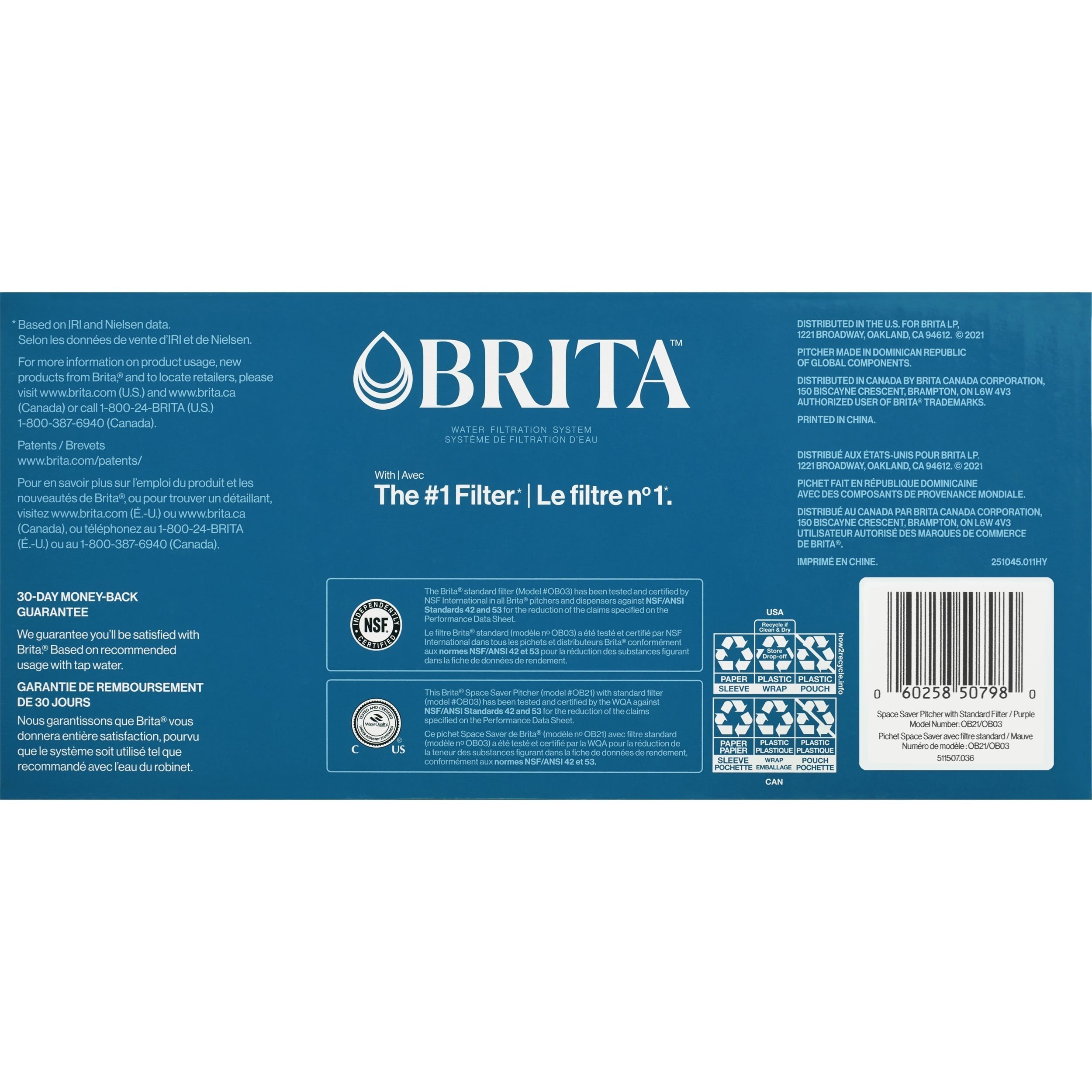 Brita Small 6 Cup Space Saver Water Filter Pitcher with 1 Standard Filter, Space Saver, Lilac , Purple - Brita - Nimbus Distributors - wholesale and distributors in United States Brita Small 6 Cup Space Saver Water Filter Pitcher with 1 Standard Filter, Space Saver, Lilac , Purple - Brita - Nimbus Distributors - wholesale and distributors in United States